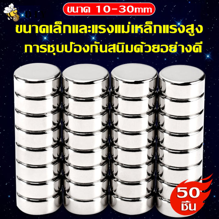 แม่เหล็กนีโอไดเมียม-แม่เหล็กจิ๋ว-neodymium-ทรงกลมแบน-แม่เหล็ก-ndfeb-แรงสูง-ติดงานประดิษฐ์-diy-ติดตู้เย็น-แม่เหล็กทรงกลม-แม่เหล็กจิ๋ว