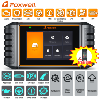 Foxwell เครื่องสแกน OBD2 NT726ตลอดอายุการใช้งานระบบเต็มรูปแบบเครื่องมือวินิจฉัยรองรับฟังก์ชั่นการรีเซ็ต8ครั้งสำหรับรถยนต์ทุกคันการรีเซ็ตหัวฉีด DPF น้ำมัน EPB SAS รีเซ็ต