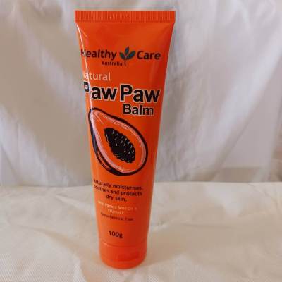 Healthy Care Natural PawPaw Balm100g ลิปบาล์ม วิตามินผสมน้ำมันเมล็ดมะละกอCaricaและวิตามินอี (พร้อมส่ง)