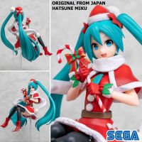 Model โมเดล งานแท้ 100% Sega จาก Vocaloid Project Diva Arcade Future Tone โวคาลอยด์ โปรเจกต์ดีวา อาร์เคด Hatsune Miku ฮัตสึเนะ มิกุ Christmas 2018 ชุดคริสมาส Ver Original from Japan Figure ฟิกเกอร์ Anime อนิเมะ การ์ตูน มังงะ คอลเลกชัน manga