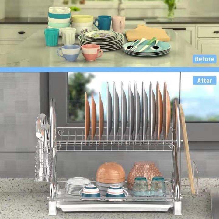 2LAYER DISH DRAINER Lazada PH