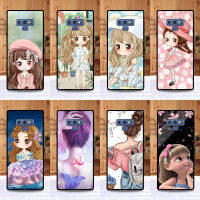 เคส Samsung Note 9  ลายการ์ตูนเด็กผู้หญิงน่ารัก งานเกรดในห้าง เคสขอบนิ่มไม่กินขอบ เคสมือถือ เคสโทรศัพท์ เคส TPU case กรอบมือถือ กรอบโทรศัพท์