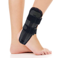 ORTONYX Ankle Stabilizer Brace Stabilizing Stirrup Splint - One Size Fits Most - Black One Size Fits Most Black