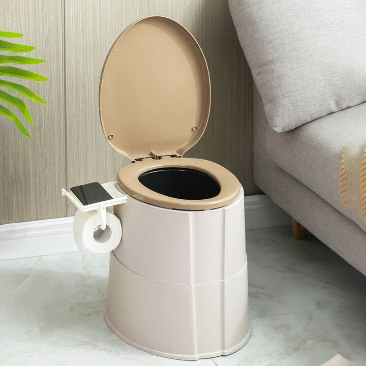 Portable Toilet For Adult Detachable Commode Chair Elderly Mobile ...