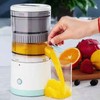 PUYE เครื่องคั้นน้ำผลไม้ Electric Juicer 45W ไร้สาย เครื่องปั่นไฟฟ้า เครื่องปั่นแบบพกพา เครื่องแยกกาก เครื่องปั่นน้ำ ที่คั้นมะนาว ที่บีบน้ำมะนาว เครื่องปั่นผลไม้พกพา