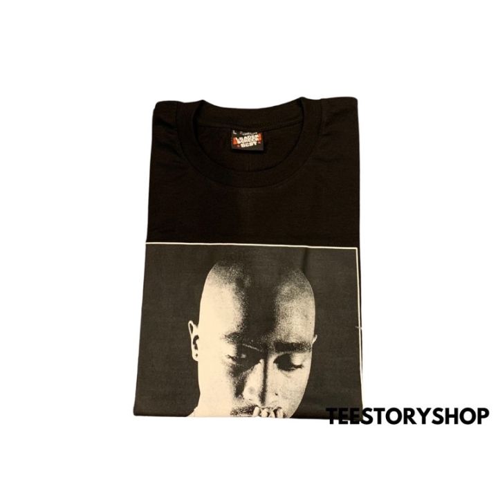 เสื้อวงดนตรี-2pac-ผ้าพรีเมี่ยม-พร้อมส่ง-cotton100