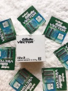 Lưỡi Dao Cạo Râu Gillette Vector Vỉ 2 Cái Hàng Chính Hãng