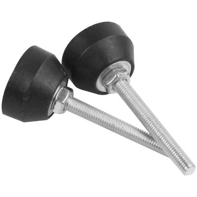 Screw On Adjustable Desk Leveling Foot Furniture Glide M8x60mm 2pcs