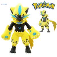 JUNNYA Zeraora ตุ๊กตาของเล่น25Cm น่ารักของขวัญคริสต์มาสโปเกมอนตุ๊กตาผ้ากำมะหยี่ Boneka Mainan ตุ๊กตาโปเกมอนของเล่นตุ๊กตา Zeraora