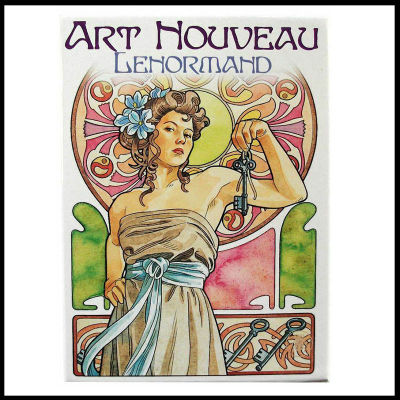 36แผ่น Art Nouveau Lenormand บัตร Oracle