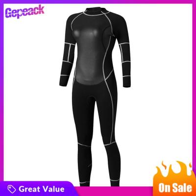 Gepeack ชุดดำน้ำเต็มรูปแบบผู้หญิง,ป้องกันผดผื่นดำน้ำ UPF 50 +