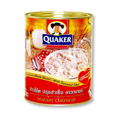 สินค้ามาใหม่! เควกเกอร์ ข้าวโอ๊ต ปรุงสำเร็จ 800 กรัม Quaker Cereal Oats Meal Instant 800 g ล็อตใหม่มาล่าสุด สินค้าสด มีเก็บเงินปลายทาง