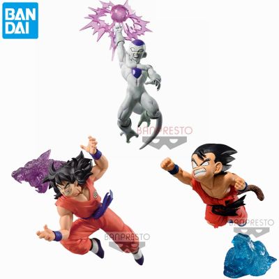 ZZOOI Bandai BANPRESTO Dragon Ball Z G×materria Goku Freeza Yamcha PVC Action Figures 150mm Original Figurine DBZ Model Toys Gift