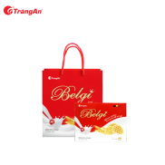 Bánh cookie trứng sữa Belgi, hộp 333g, có túi giấy, hạn sử dụng 12 tháng