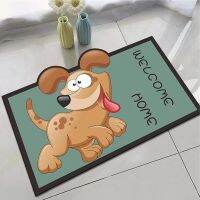 【CC】●  Super Absorbent Cartoon Anti-skid Rug Instant Drying Floor Shower Proof Anti-Slip Foot