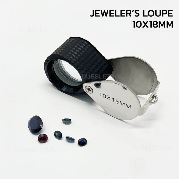 แว่นขยายส่องพระ-10x18mm-jewelrys-lopue-กล้องส่องพระ-สีเงิน-แว่นขยาย-แว่นส่องพระ-แว่นส่องเพชร-กล้องส่องเพชร-แว่นขยายพับได้-แว่นขยายพกพา