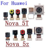 ต้นฉบับทดสอบกลับโมดูลกล้องหลักด้านหลังขนาดใหญ่สําหรับ Huawei Nova 5T 5z Nova5T Nova5z กล้องหน้าขนาดเล็กหันหน้าไปทางสายเคเบิลเฟล็กซ์