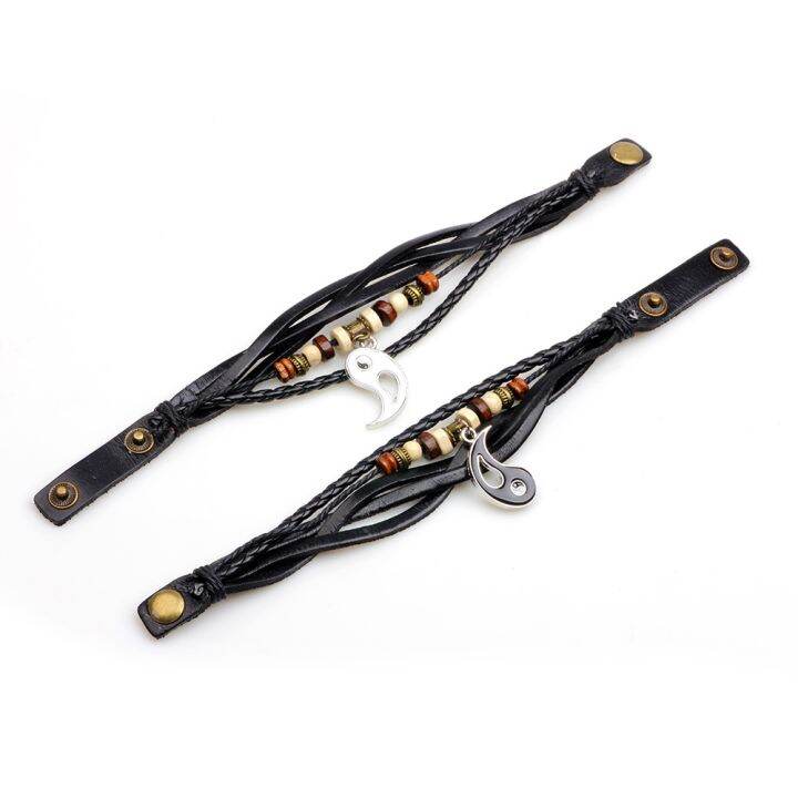 cod-qinuo-chi-gossip-cowhide-hand-decoration-personality-alloy-beaded-couple