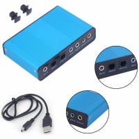 USB SOUND External Optical Audio 6 Channel 5.1 Sound Card Adapter For Laptop