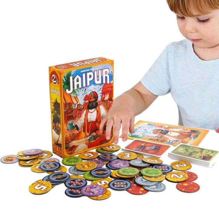 Jaipur Strategy Game Card Family Board Game For ParentChild Portable