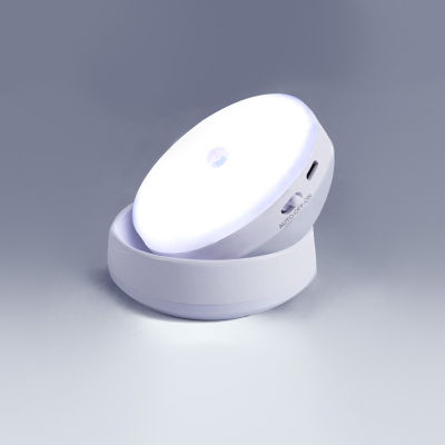 Wireless Inligent Human Body Induction Lamp 360 Magnetic Rotating Base Night Light Adjustable Brightnes Smart Motion Sensor