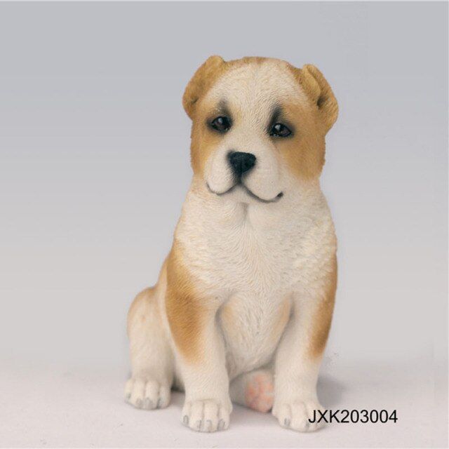 Mr.Z Resin PVC Miniature Schnauzer/Bichon/Shepherd Dog Model Toy Fit For Action Figure Toys Accessories