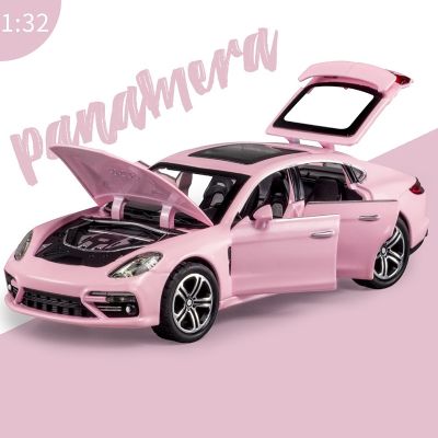 1:32 Porsche Panamera Diecasts Toy Cars Miniature Scale Alloy Simulation Vehicles Car Model Children Birthday Gifts Collection