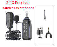 2.4G Wireless Microphone Automatch Condenser Headset with Metal Collar Clip