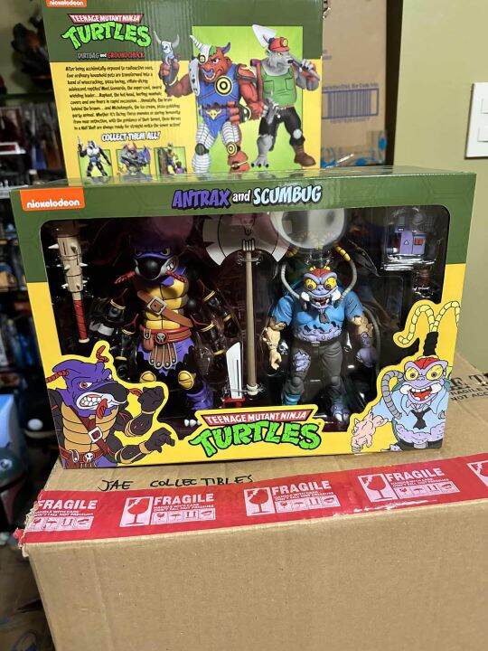 NECA TEENAGE MUTANT NINJA TURTLES ANTRAX & SCUMBUG 7” Action Figures 2 ...