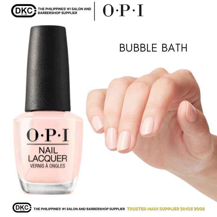 OPI Nail Polish Bubble Bath (NL S86), light pastel pink 15ml; Nail
