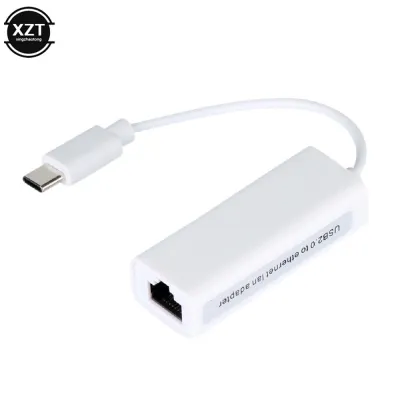 USB Ethernet Adapter 10/100Mbps Network Card Rj45 Type c USB C Lan For Macbook Windows Wired Internet Cable
