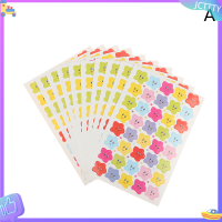 ? JCTTTY ? 400PCS SMILE Stars decal โรงเรียนเด็กครูฉลากรางวัลสติกเกอร์น่ารัก