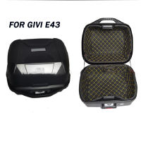 Untuk GIVI E43 E 43 Motosikal กล่องตั้งซ้อนกันไลเนอร์ Belakang Bagasi ฝาท้ายภาชนะด้านข้างลำตัว Lapisan Beg Perlindungan