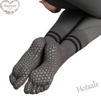 【hot sale】◙¤ C04 Dualswish Women Yoga Pilates Socks Non-Slip Silica Gel Ladies Dance Socks Cotton Sports Five-toed Socks