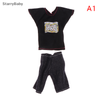 StarryBaby ชุดตุ๊กตาชาย30cm, ชุดเสื้อผ้าแฟชั่นเปลี่ยนตุ๊กตาจับคู่