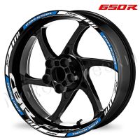 สติกเกอร์ล้อรถจักรยานยนต์ CBR650R สะท้อนแสงรูปลอกติดขอบแบบใหม่ร้อนอุปกรณ์เทปกันน้ำสำหรับ Honda Cbr 650R Cbr650 Cbr 650R