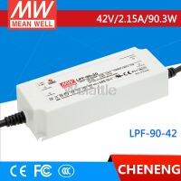 MEAN WELL Original LPF-90-42 42V 2.15A Meanwell LPF-90 42V 90.3W เอาต์พุตเดี่ยว LED Switching Power Supply