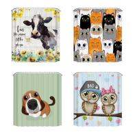 Animal Shower Curtains Waterproof Anime Shower Curtains Kids Funny Animal Colorful Lovely Curtains Animal Curtains Bathroom Decor for Bathtub attractively