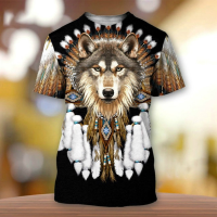 Bohemian style Polyester T-shirt, summer mens 3D printed Indian style T-shirt Indian design couple street fashion clothing 2023 {in store}