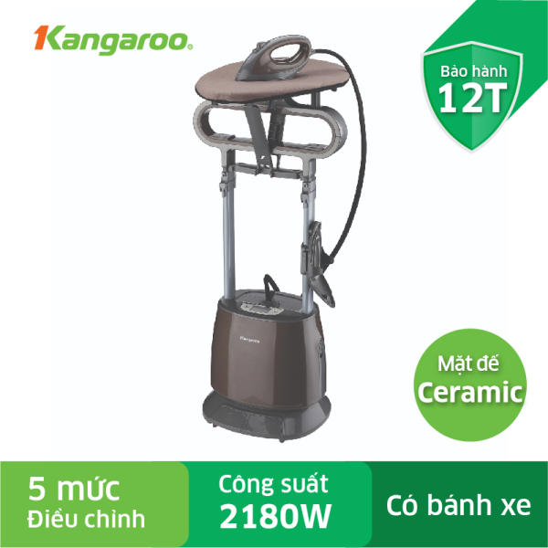 Bàn ủi hơi nước đứng Kangaroo KG75B11 – 5 chế độ – Mặt đế ceramic chống dính