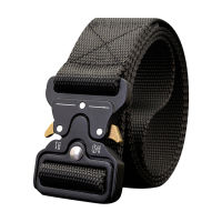 115-135CM nd Canvas Belt Tactical Designer Men Belts Metal Buckle Long Nylon Multi-function Quick-drying Sports Accessories