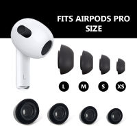 แทนที่ปลายหูหูฟัง Airpods Pro 1/2 Apple ใหม่2023ฝาครอบป้องกันหูฟังซิลิโคนแบบนุ่มหูฟังไร้สายหูฟังสำหรับ Airpods Pro