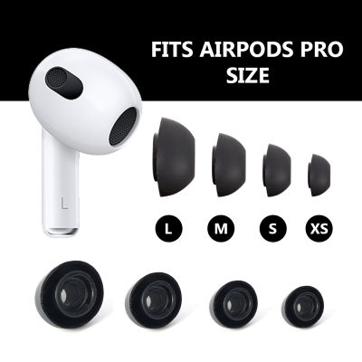 แทนที่ปลายหูหูฟัง Airpods Pro 1/2 Apple ใหม่2023ฝาครอบป้องกันหูฟังซิลิโคนแบบนุ่มหูฟังไร้สายหูฟังสำหรับ Airpods Pro