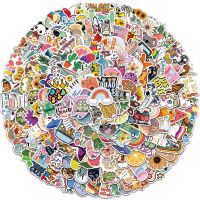 Cartoon Small Fresh and Cute Decoration DIY Stickers Scrapbook Flat Skateboard Guitar Waterproof Stickers Wholesale