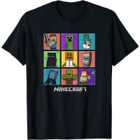 HOT ITEM!!Family Tee Couple Tee Minecraft Group Shot Colored Box Up T-Shirt For Kids