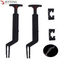 Hot selling 2Pcs/Set Bonnet Hood Release Rod Lock Latch Black Handle Clips 3B0823593 For Volkswage Passat B5 / B5.5 1998-2004