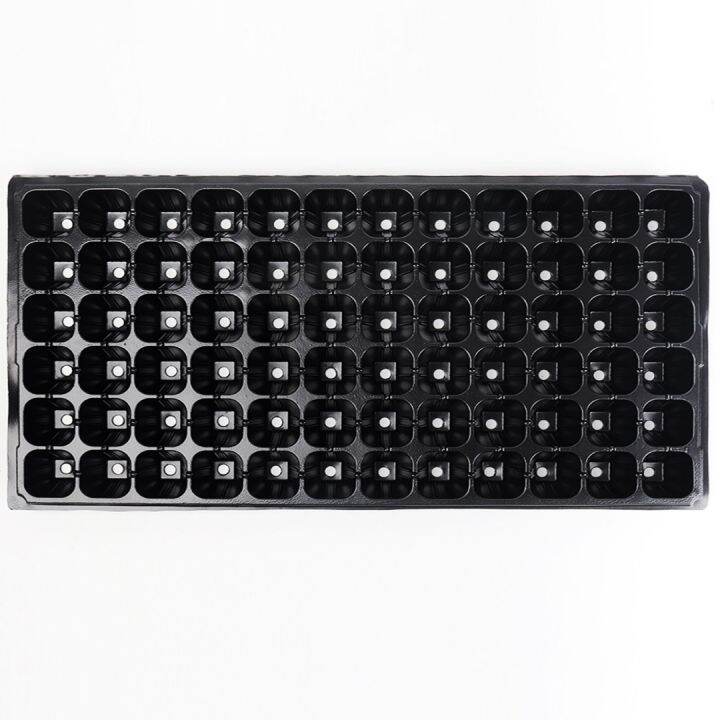 6pcs-72-hole-seedling-tray-garden-seed-growing-cultivation-pot-practical-vegetable-flower-plant-nursery-trays