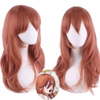 Anime cosplay wig chainsaw man chainsaw man angel devil dark orange anti warped cos wig toys