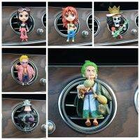 SUNNYDOLL Zoro nami Nica luffy Car Air Outlet Decoration Nica luffy ฟิกเกอร์แอคชั่น ของเล่นโมเดลรถลูฟี่ ของเล่นโมเดลรถ อะนิเมะ ลูฟี่ Zoro รถน้ำมันหอมระเหย น้ำมันหอมระเหยรถยนต์