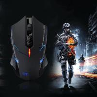 ET X-08 2000DPI Adjustable 7Button 2.4G Wireless Gaming Mouse Professional Wireless Gaming Mouse for Gamer Mute LED Mice for PC Basic Mice